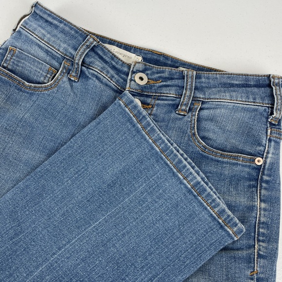 Pilcro Denim - Pilco Letterpress Jeans Women's Size 26 Light Wash High Rise Flare Button Fly